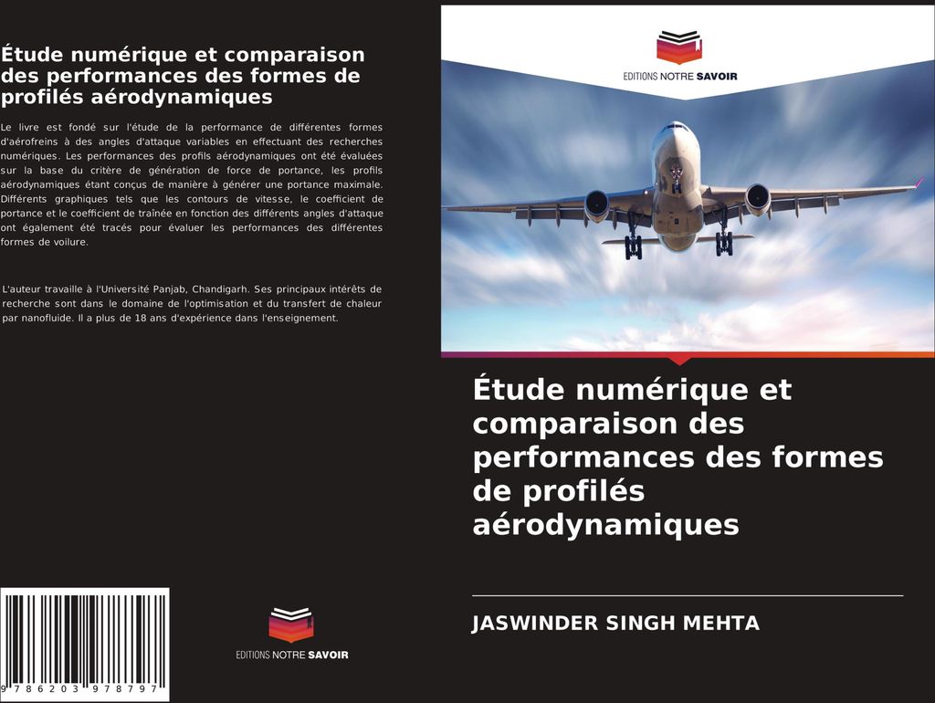 Étude numérique et comparaison des performances des formes de profilés aérodynamiques