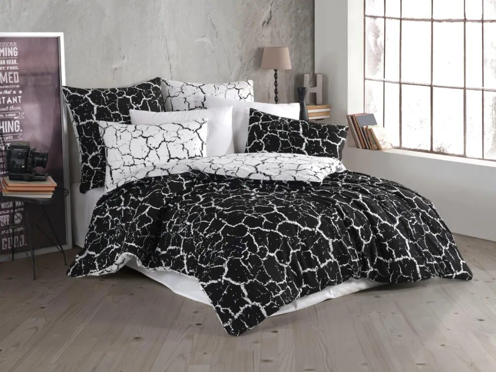 Lenzuola Lino Cotone Francese 240x200 Nero Nebbioso | Alta Qualità