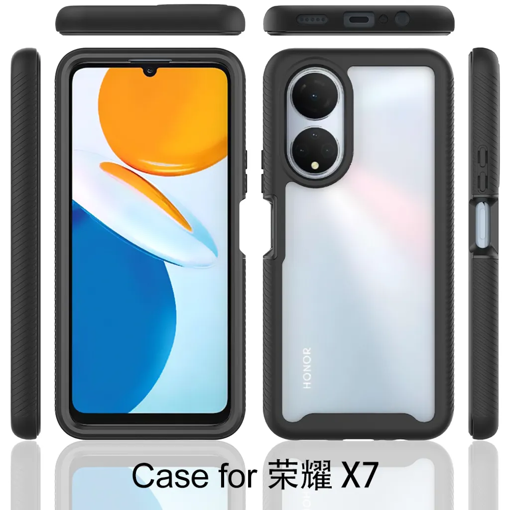 Weideworld [3 Pezzi] Cover per Honor X7a, Creativa TPU Morbido