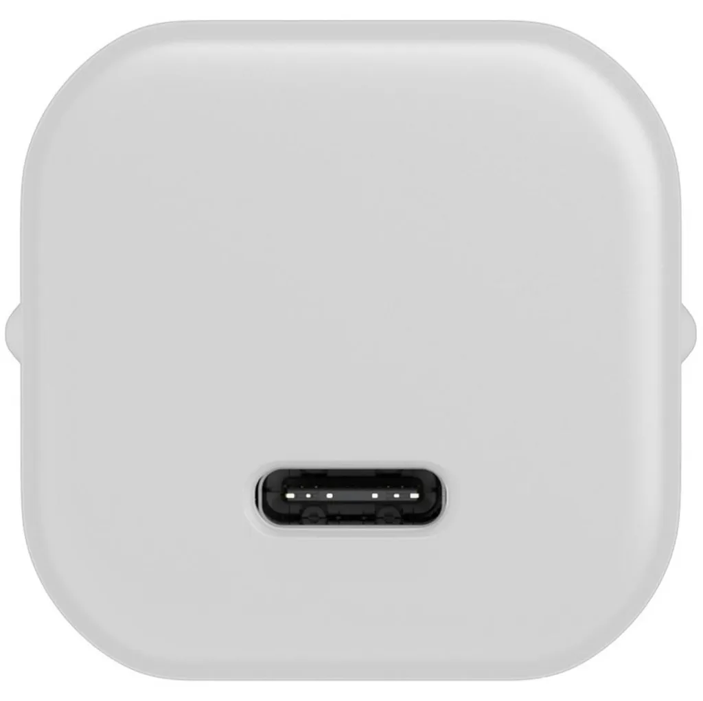 Chargeur rapide iPhone 12 avec câble USB-C vers Lightning 30W blanc