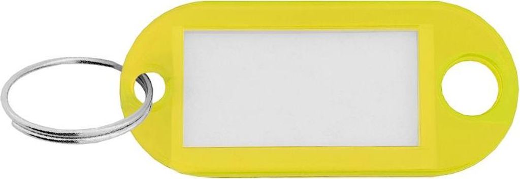 CombiCraft Schlüsseletikett 48x22mm Gelb- 100 Stück