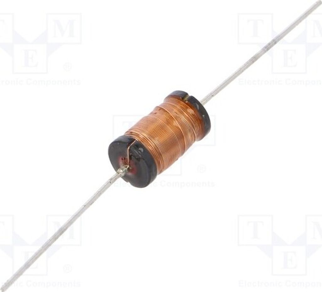 1x Drossel: Draht ±5% THT Q: 55 XHBHV-332J-02 drosseln 6,52Ω 3,3mH 0,345A Ø7,5x16mm
