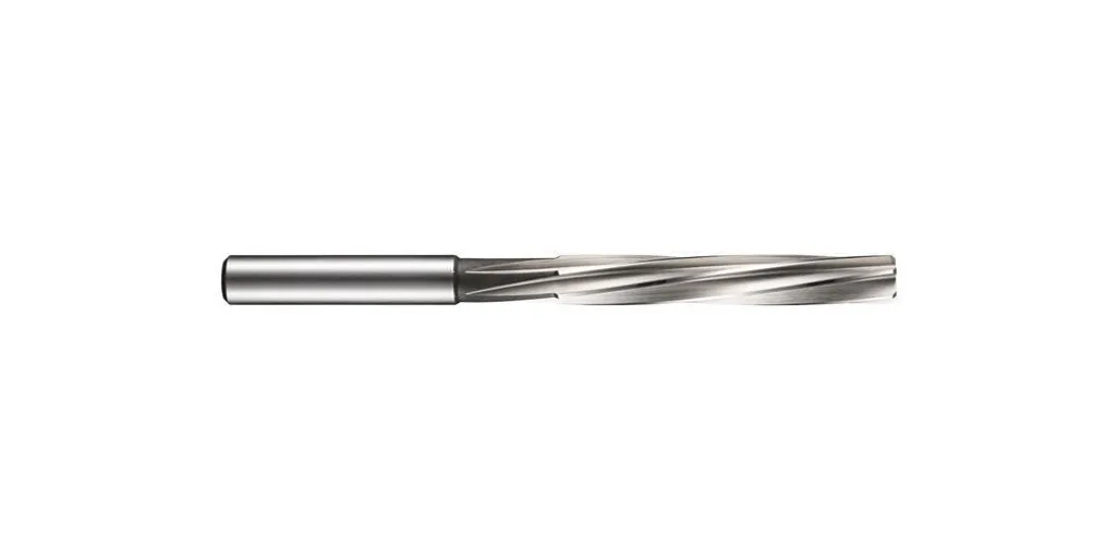 Alésoir machine HSS-E Cobalt 9.52mm H7 Forme B pour trous débouchants