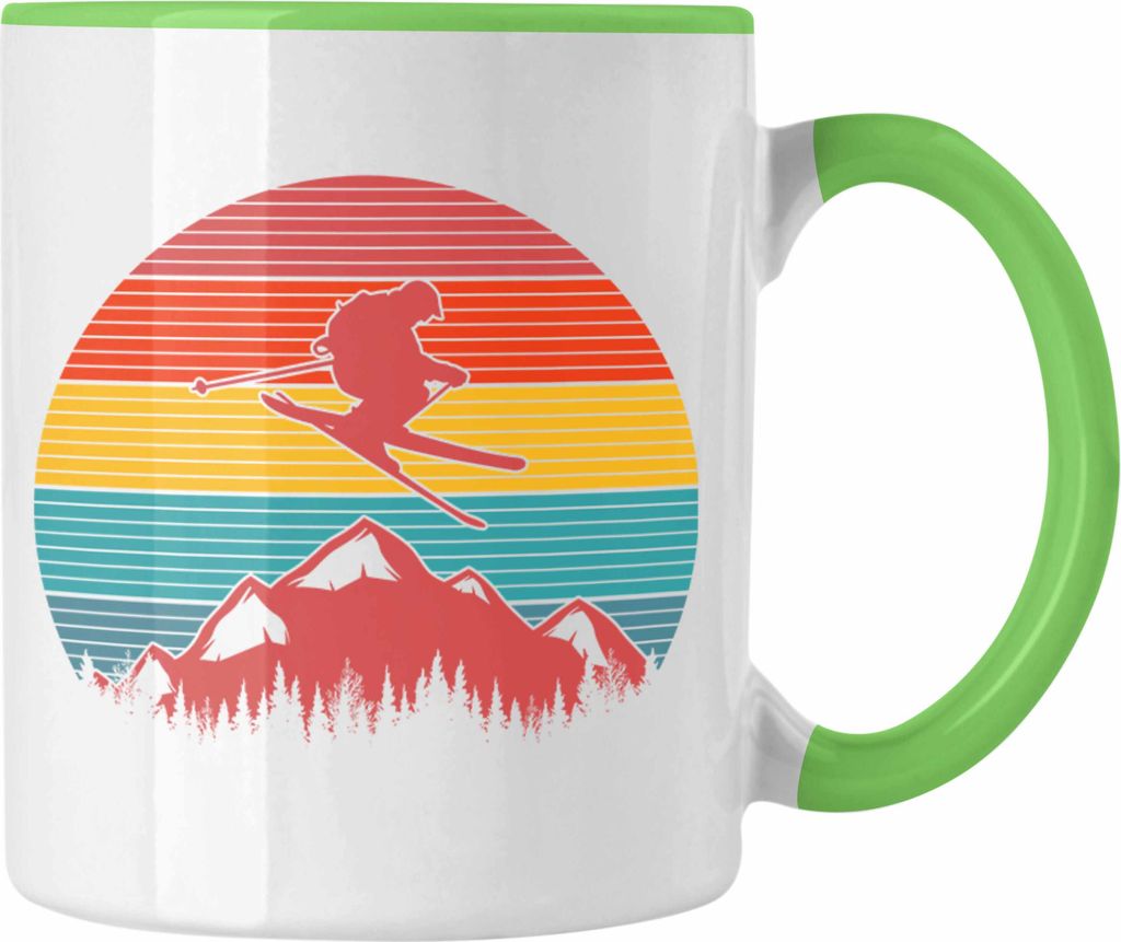 Trendation - Ski Tasse Geschenk Grafik Geschenkidee Produktbild 