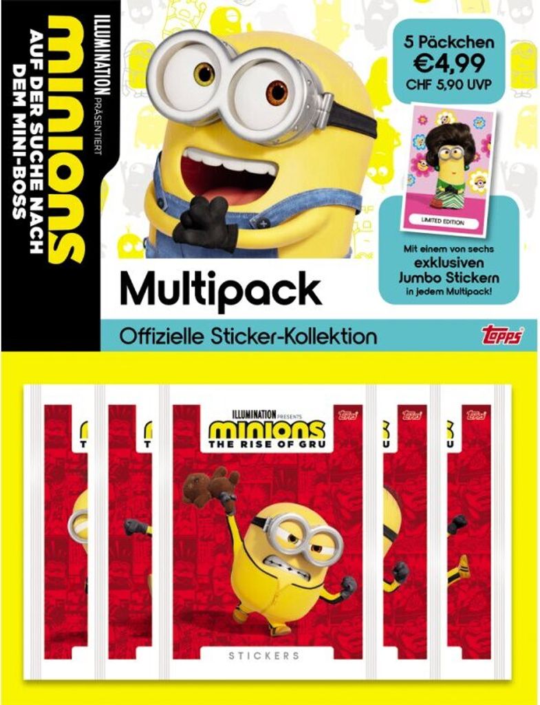 Minionki - W poszukiwaniu Mini-Bossa - Naklejki Zdjęcie produktu 