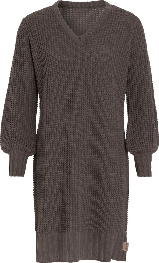 Knit Factory Robin Strickkleid - Cappuccino - 36/38