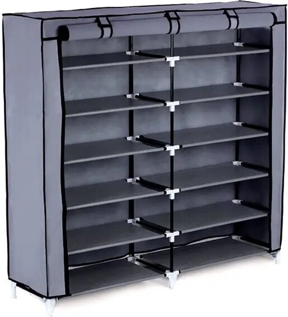 Schuhschrank, Stoff, Schuhregal, Garderobe XXL Produktbild 7