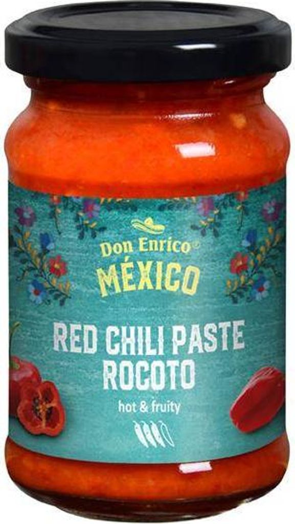 Don Enrico Red Chili Paste Rocoto hot & fruity 100 G Glas Produktbild 