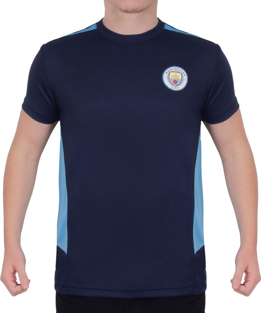 Manchester City FC - T-Shirt für Herren, Polyester GF455 (XL) (Marine)