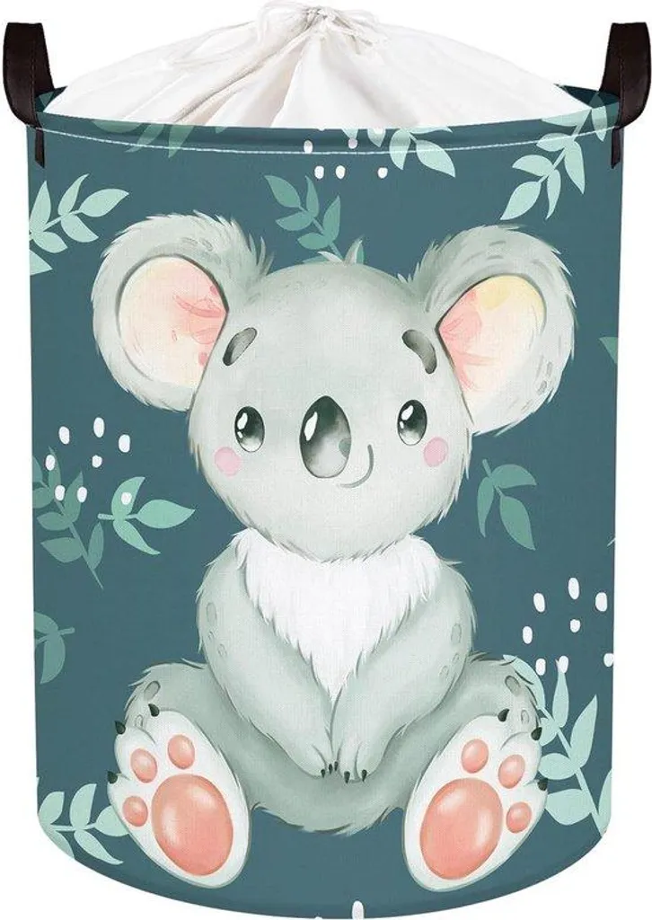 Panier de rangement enfant pliable et imperméable Koala 36 x 45 cm