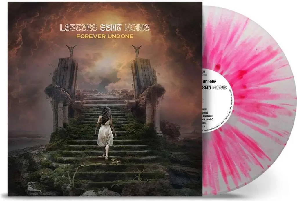 Vinyle Letters Sent Home Forever Undone Édition Limitée Blanc Rose