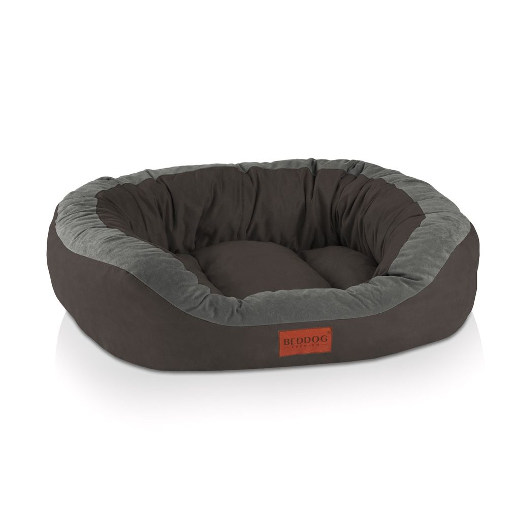 BedDog PRINS PREMIUM Hundebett,L,ROCK-FLOW (grau/anthrazit)