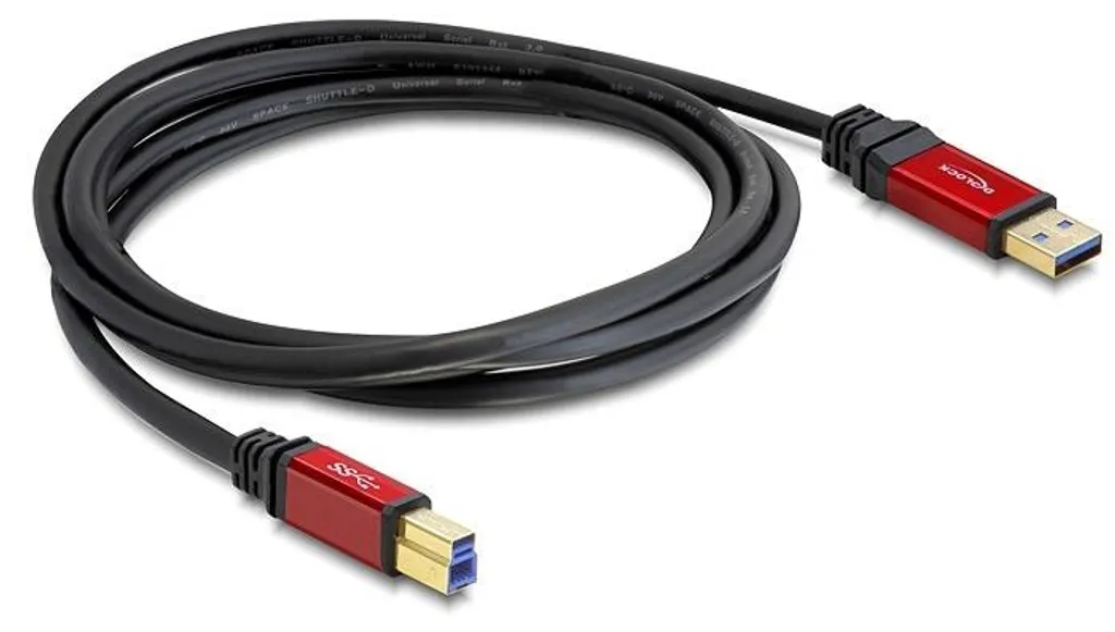Câble USB 3.0 Type B 2m avec Blindage Premium - Transfert Rapide 5Gbps - 6