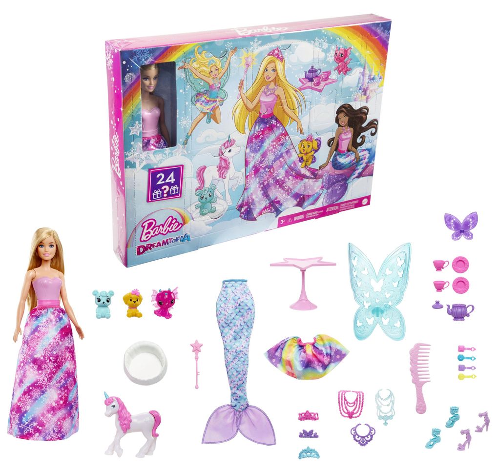 Barbie Dreamtopia Calendario dell'Avvento da favola 2022, Immagine del prodotto 