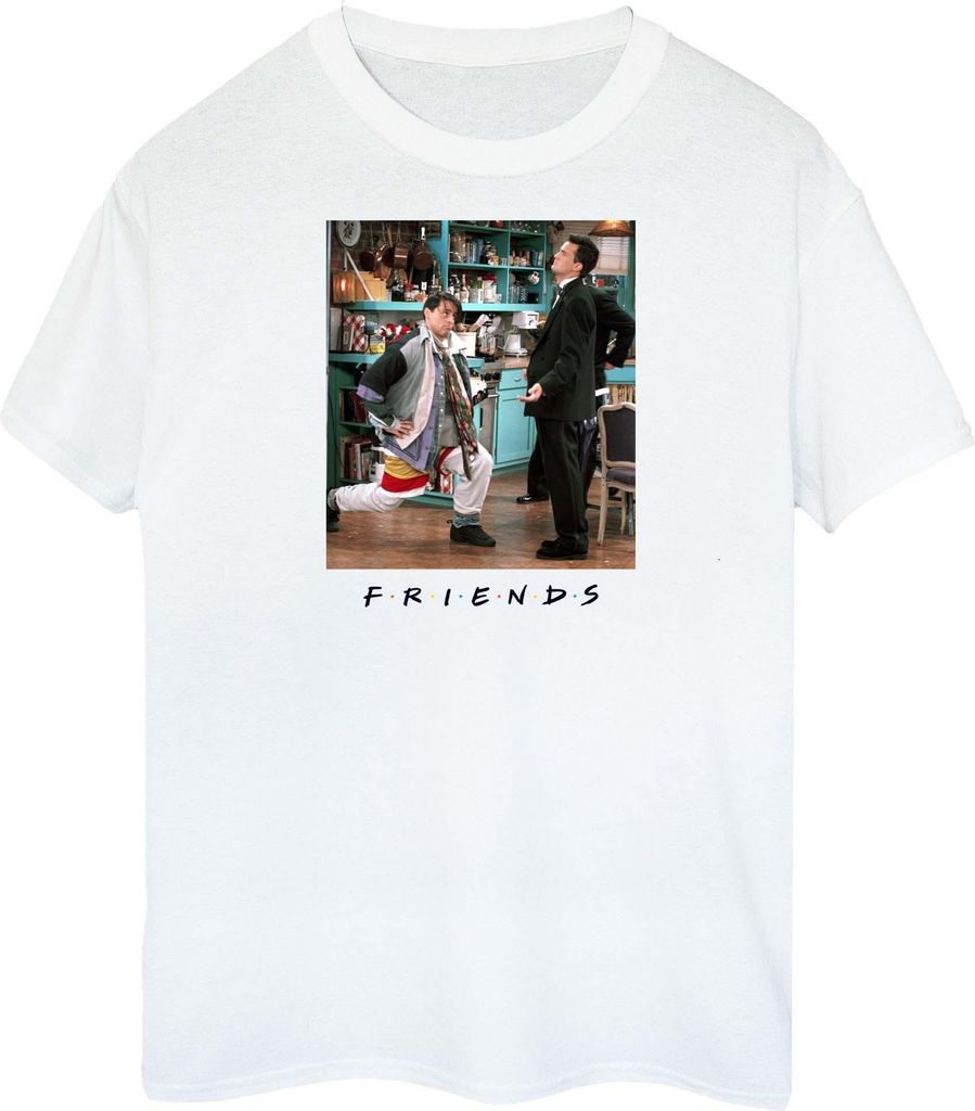 Friends - "Lunges" T-Shirt für Damen BI48096 (S) (Weiß) Produktbild 