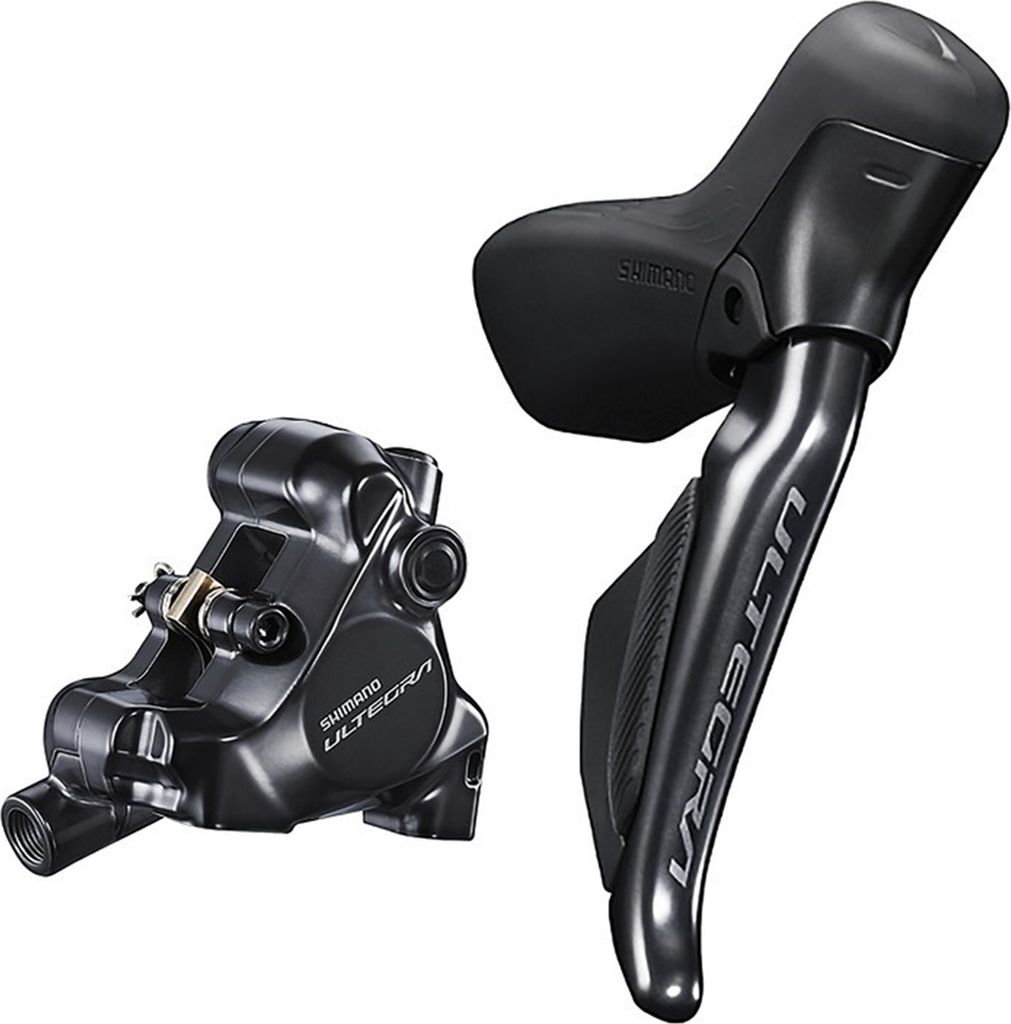 Shimano Scheibenbremse Di2 BR-R8170 hdr. VR, li,1000mm,12-f., sw, FM, inkl. Hebel