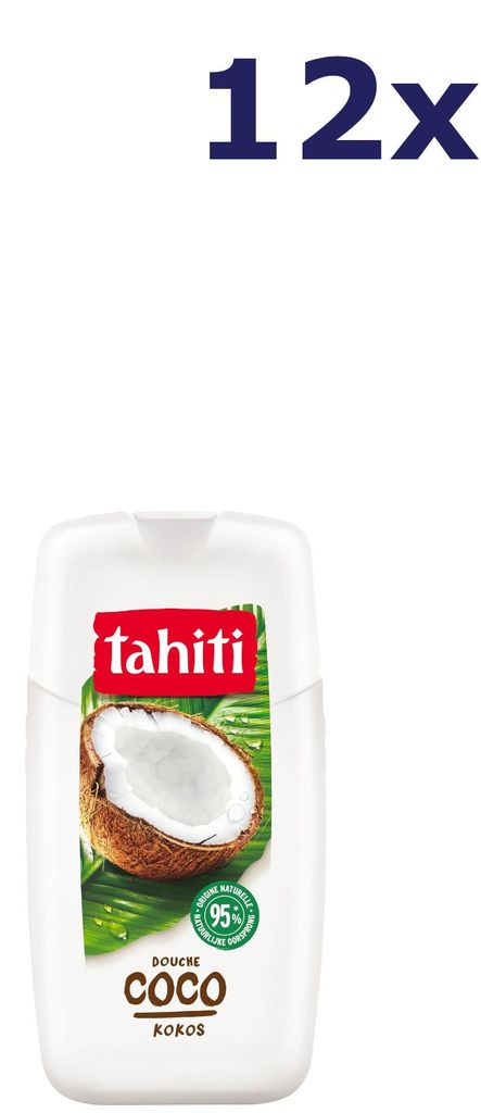 12x Tahiti Duschgel Kokos 250 ml