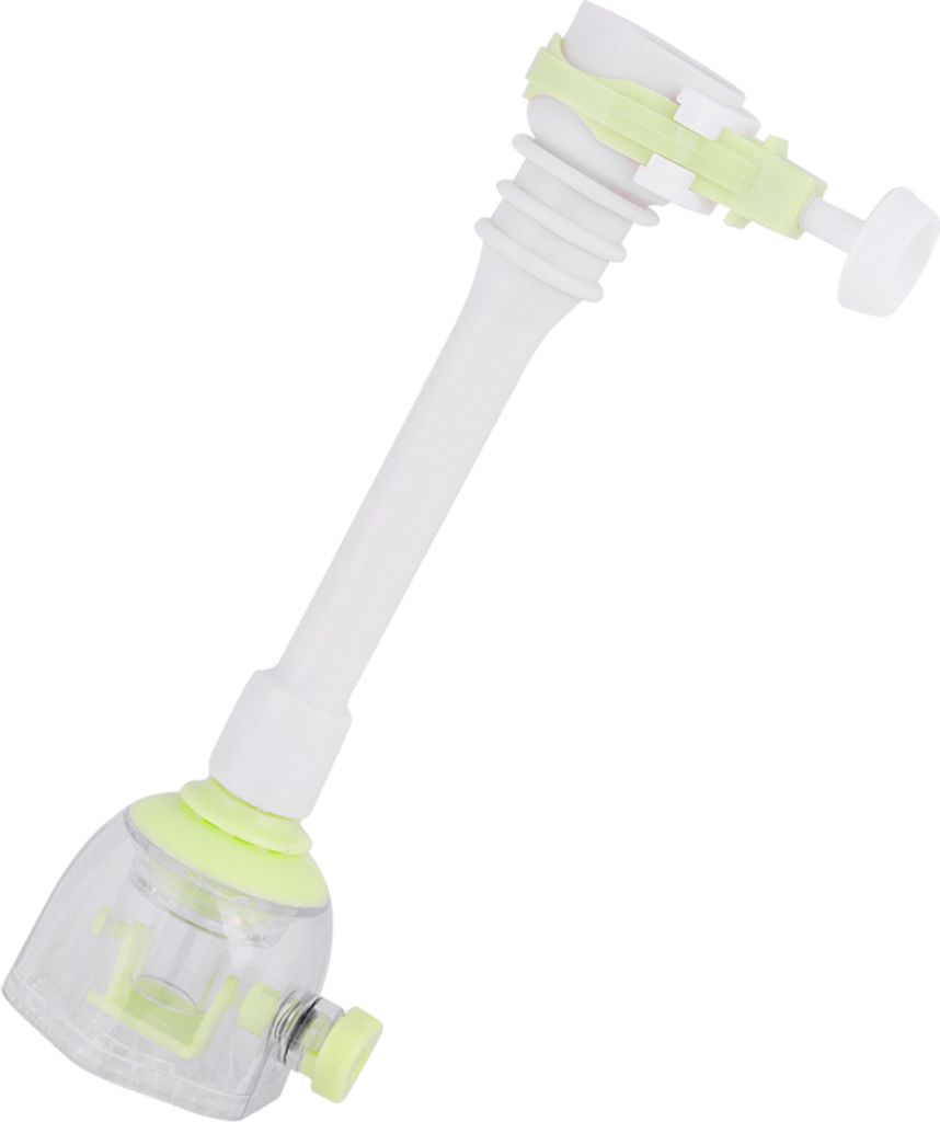 Movable Water Saving Extension Faucet Splash proof Kitchen Valve Spray Green 18cm