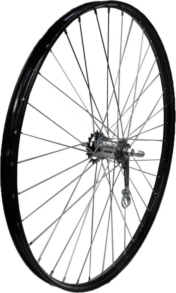 Roue arrière 28 x 1 1/2 Shimano 635RN noire avec passepoil pour vélo