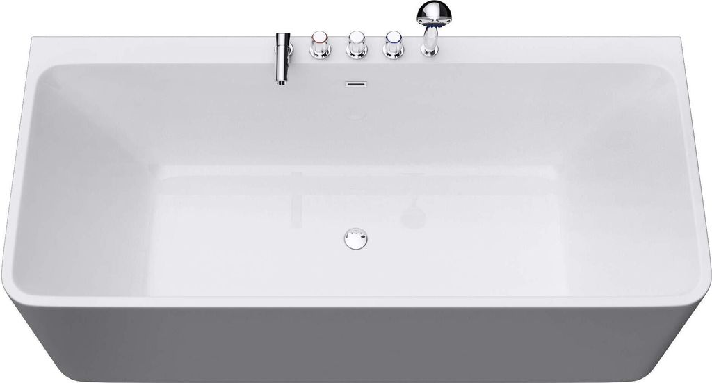 Mai & Mai Freistehende Badewanne 170x80cm Rechteck Produktbild 6