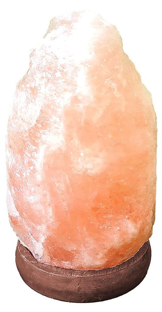 LED Tischleuchte, Salzkristall, naturfarben, H 11,4 cm Produktbild 