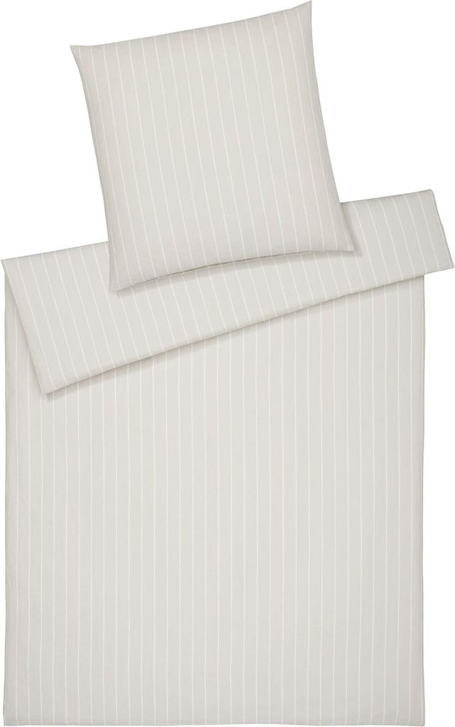 elegante Halbleinen-Bettwäsche-Garnitur Humble Farbe Sand Größe 135x200+80x80