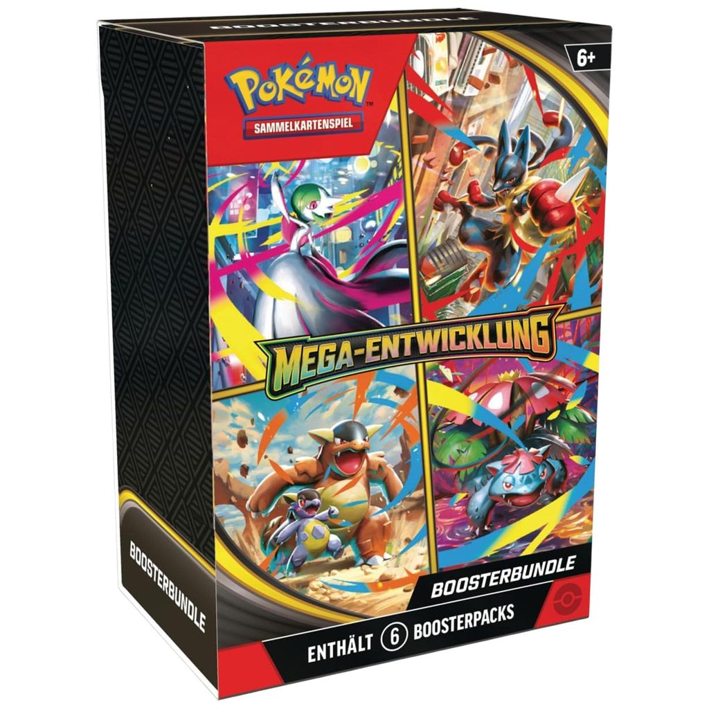 Pokémon Boosterbundle Mega-Entwicklung (6 Boosterpacks) Produktbild 