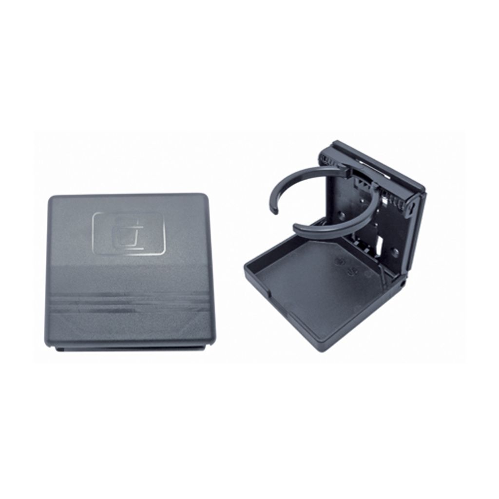 Kunststoff-Getränkehalter klappbar SCHWARZ