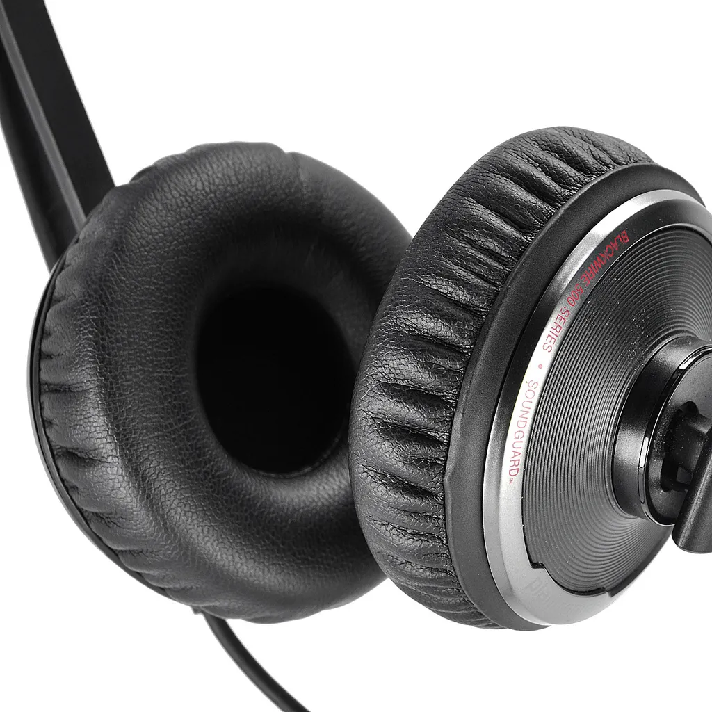 Cuscinetti Ricambio Plantronics Blackwire | Comfort Pelle Proteica - 4