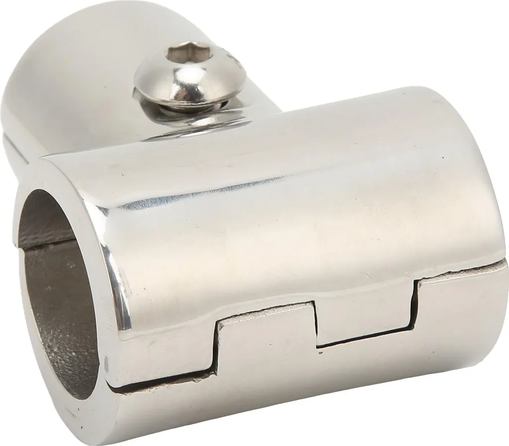 Acciaio inox -barca in acciaio -binario -segnale di avvio a 90 -gradi -T -Shspor -Split -tappo per tubi da 25 mm/1 pollice - 2