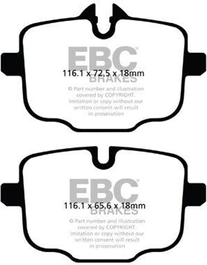 Bremsbelagsatz, Scheibenbremse EBC BRAKES DP42089R