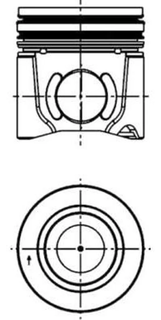 Piston de Moteur compatible avec 307 Sequoia V70 et Xsara - Qualité OE