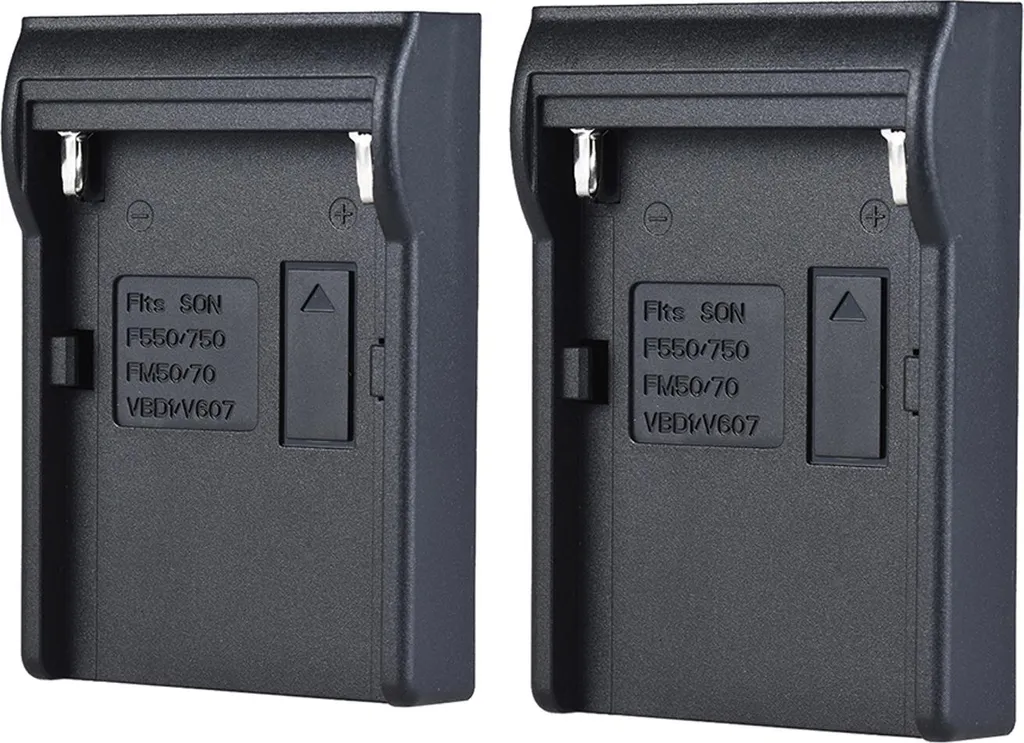 Set 2 Piastre Batteria NP-F970 - Ricambio Neewer per Sony L-Series
