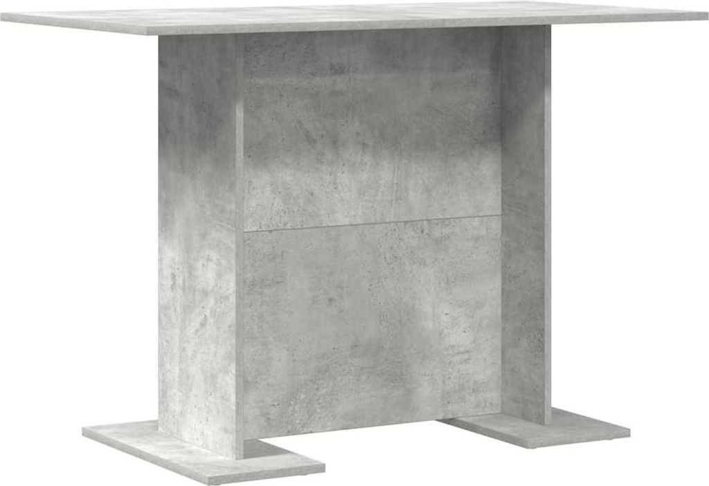 vidaXL Jídelní stůl, betonově šedý, 110 x 60 x 75 cm, Obrázek produktu 