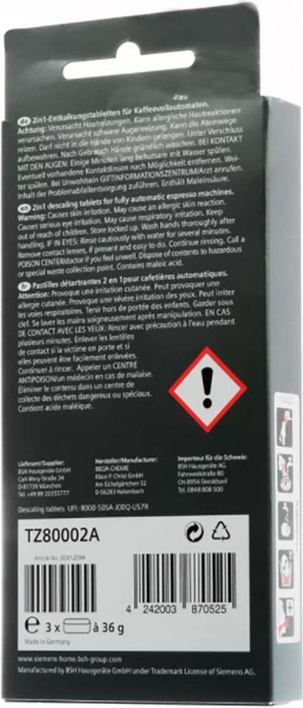 Odvápňovací tablety 3 kusy po 40g, pro KVA - Příslušenství Obrázek produktu 26