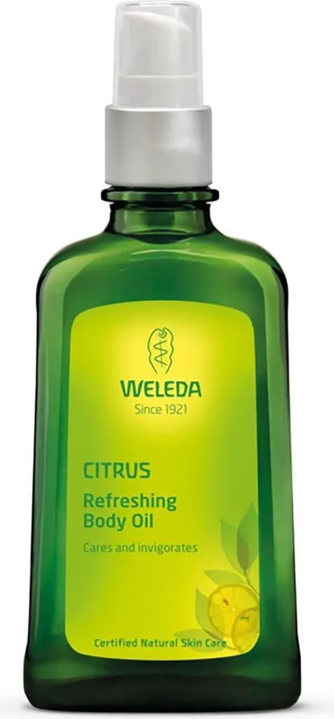 Weleda Huile Corporelle Agrumes 100ml soin tonifiant et hydratant