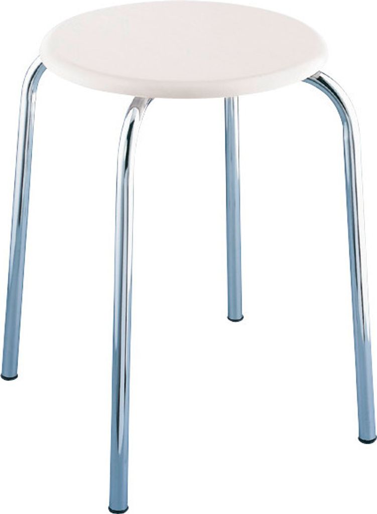 WENKO EXKLUSIV Bad Hocker Dusche MDF Sitz Fläche Badezimmer Einrichtung Ablagen