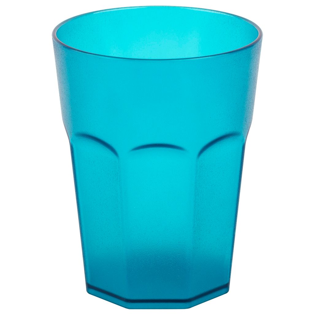 Kela Zahnbecher Aus Kunststoff - Türkiser Kristall-Look Fürs Badezimmer