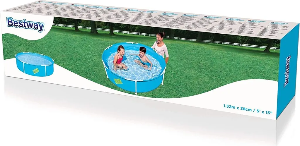 Piscine Enfant 152 cm Bestway My First Frame Pool à Structure Acier - 29