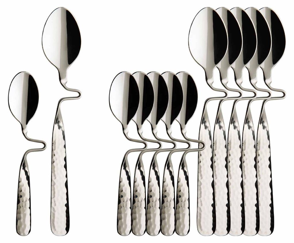 Villeroy & Boch NewWave Caffè Spoon Kaffee- & Espresso-Löffel Set 12-teilig