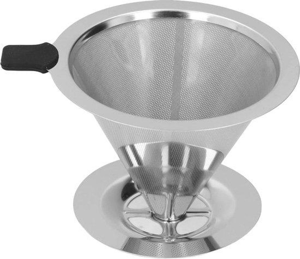 Stahlkaffee Filter für 2-4 Tassen - Küchen Büro Heimgebrauch