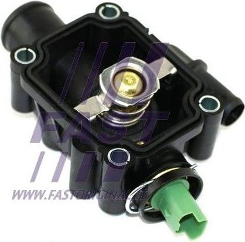 FAST FT58182 Thermostat, Kühlmittel OE 1336Z0 kompatibel mit Colorado, Transporter IV, A6 4F, Partner, 308, 307, 301, 206, 1007, Xsara, C4, C4er, ...