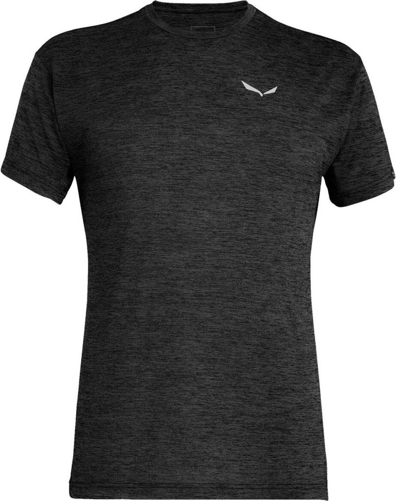 SALEWA PUEZ MELANGE DRY M S/S TEE T-Shirt Herren schwarz 54