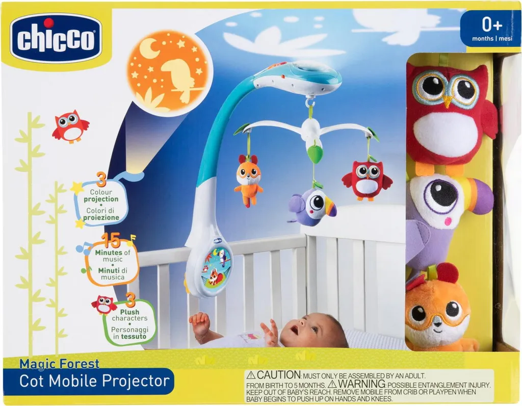 Mobile Bébé Chicco Musical avec Suspension Rotative et Mélodies - 4