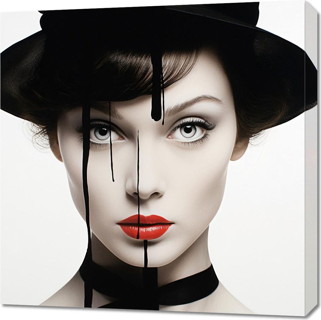 Bild 70x70cm Tinten-Aura