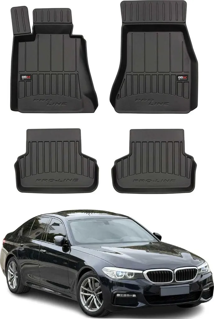 Set Tappetini 3D TPE BMW G30 G31 2017-2024 Anti-scivolo 4 pz
