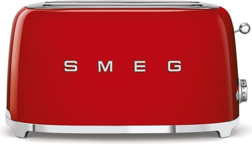 Smeg TSF02RDEU Skrudintuvas - Toster 2-kromkowy, czerwony Zdjęcie produktu 