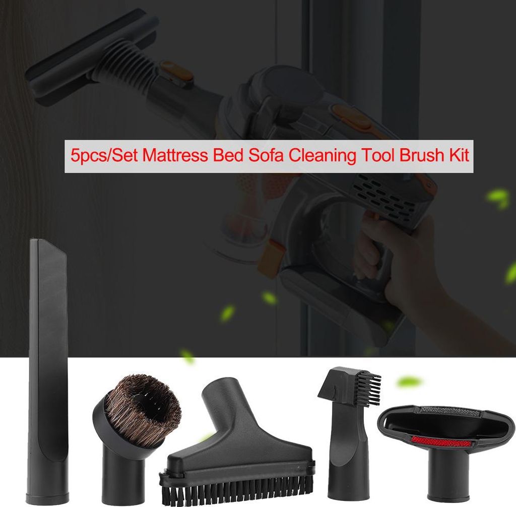 5pcs/Set Matratze Bett Sofa Reinigung Werkzeug Bürste Kit Handstaubsauger Ersatzteil