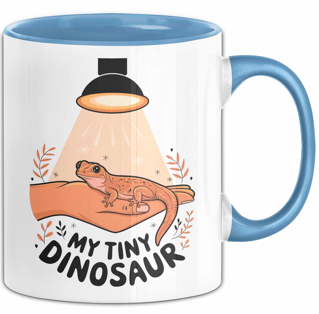 Exotischer Haustier Besitzer Tasse Geschenk Lustige Geschenkidee Spruch Für Reptilien Eltern (Blau)