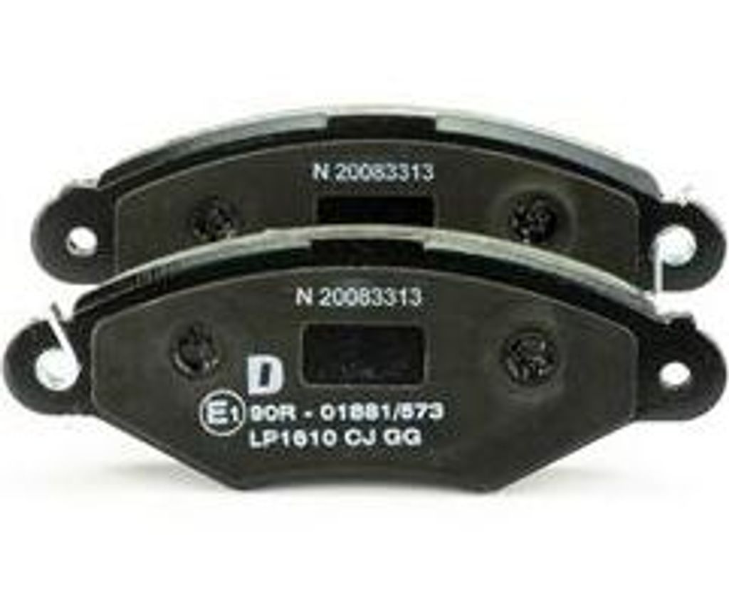 DELPHI Bremsbeläge Satz Vorne Bremsklötze für RENAULT KANGOO (KC0/1) LP1610